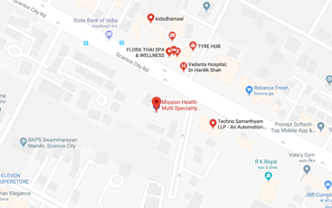 Spine Clinic Ahmedabad Location